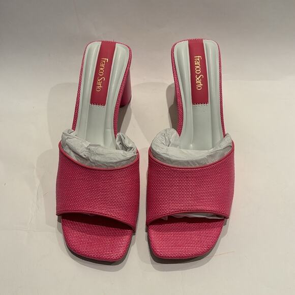 Franco Sarto NWT Linley block Heels in Pink size 8 - Picture 11 of 12